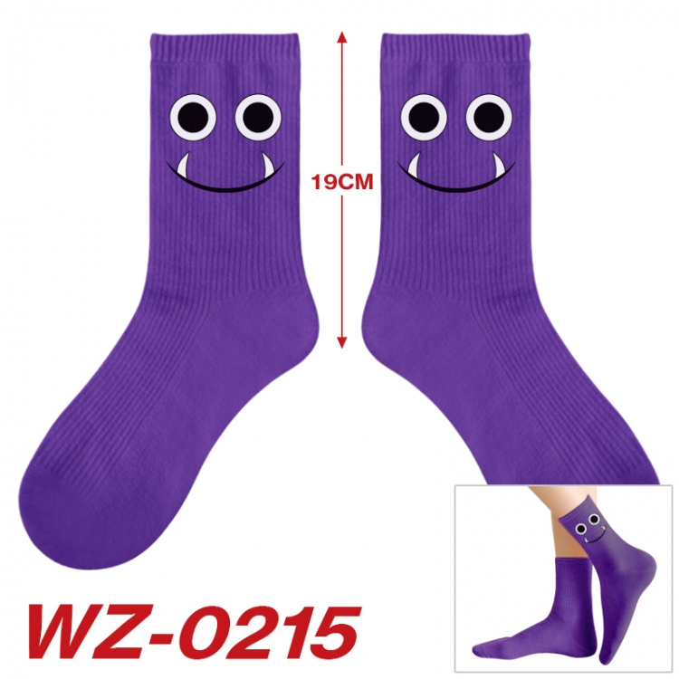 Garten of Banban Anime printing medium sock tube height 19cm price for  5 pairs WZ-0215