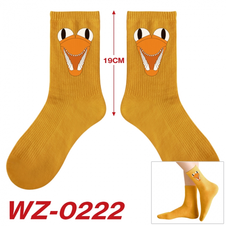 Among Us Anime printing medium sock tube height 19cm price for  5 pairs WZ-0222