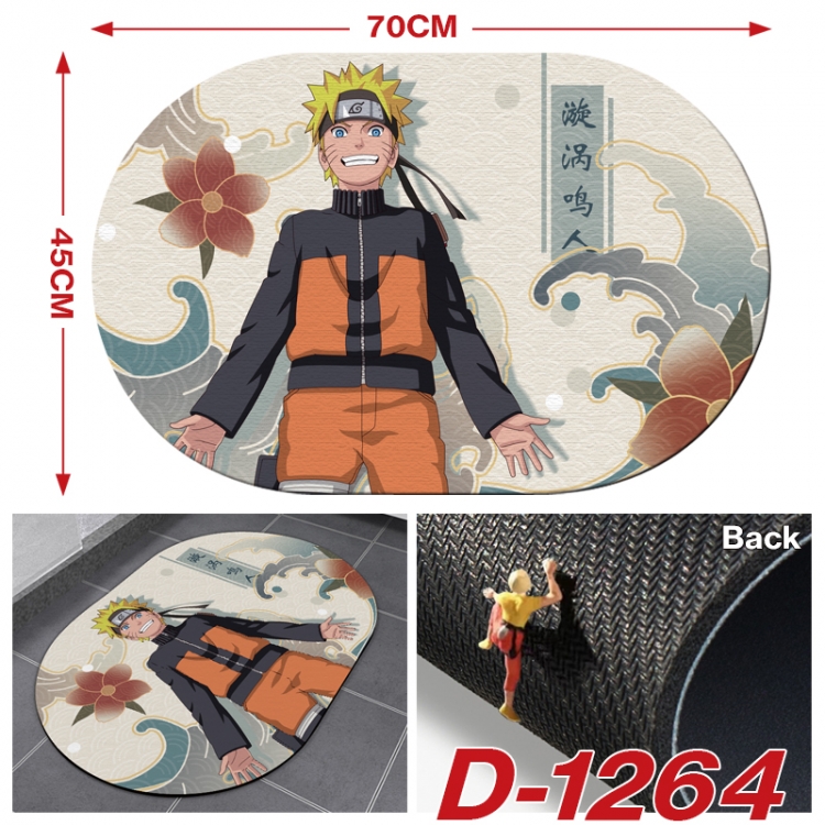 Naruto   Multi-functional digital printing floor mat mouse pad table mat 70x45CM D-1264