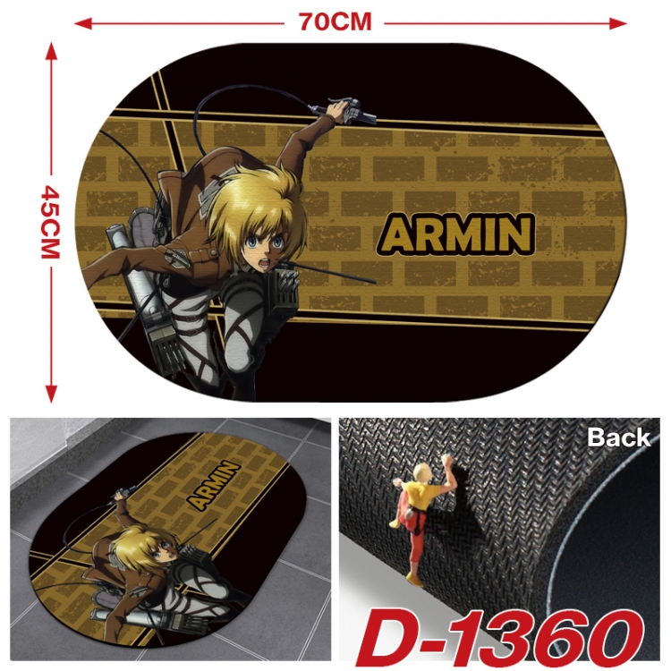 Shingeki no Kyojin Multi-functional digital printing floor mat mouse pad table mat 70x45CM D-1360