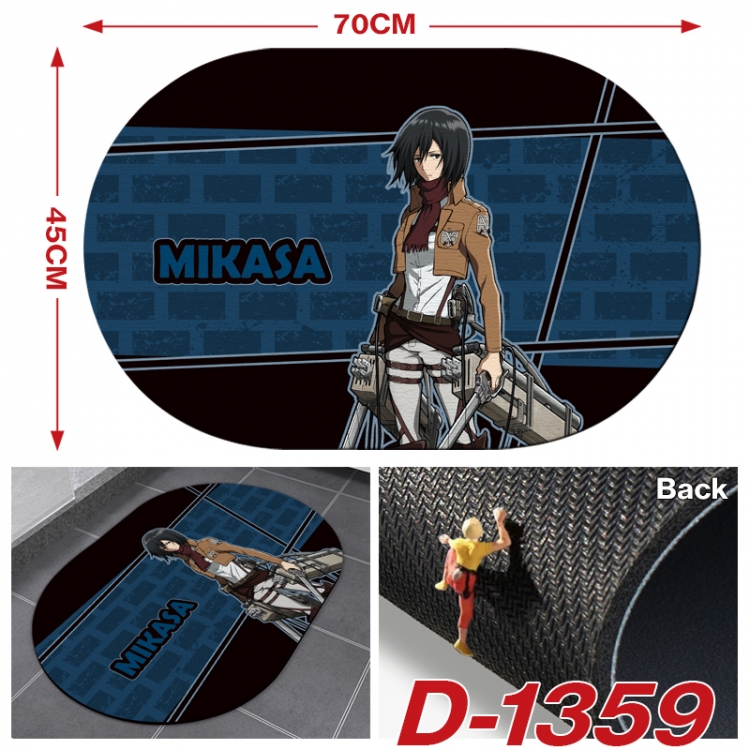 Shingeki no Kyojin Multi-functional digital printing floor mat mouse pad table mat 70x45CM  D-1359