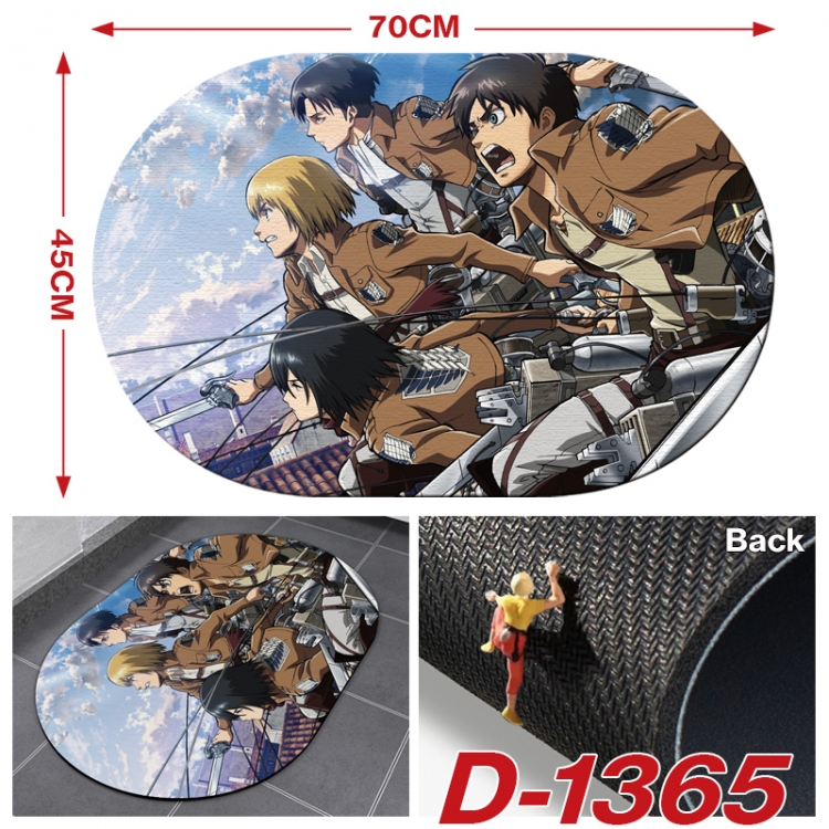 Shingeki no Kyojin Multi-functional digital printing floor mat mouse pad table mat 70x45CM D-1365