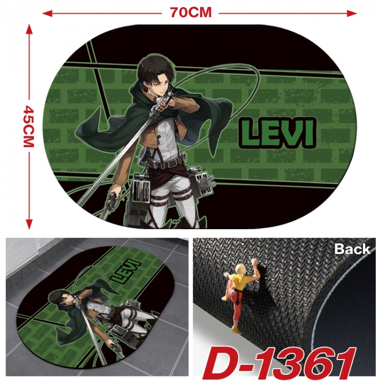 Shingeki no Kyojin Multi-functional digital printing floor mat mouse pad table mat 70x45CM  D-1361