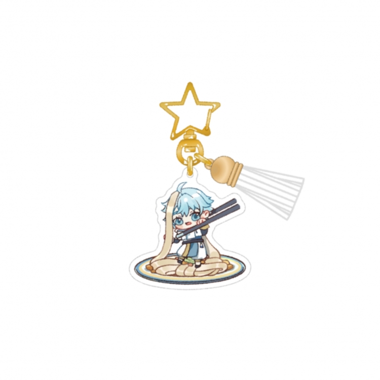 Genshin Impact Epoxy Keychain Bag Pendant Decoration Ornament price for 2 pcs