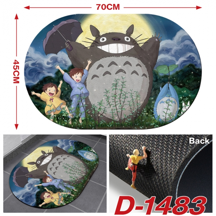 TOTORO  Multi-functional digital printing floor mat mouse pad table mat 70x45CM D-1483