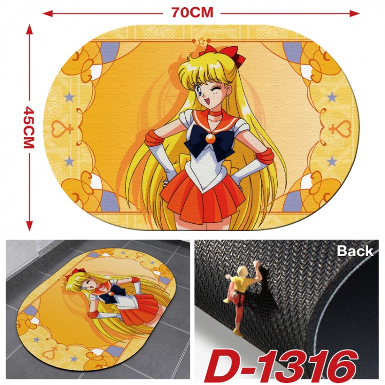 sailormoon   Multi-functional digital printing floor mat mouse pad table mat 70x45CM D-1316