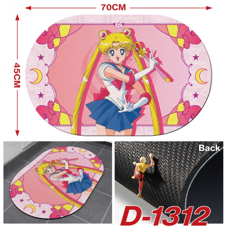 sailormoon   Multi-functional digital printing floor mat mouse pad table mat 70x45CM D-1312