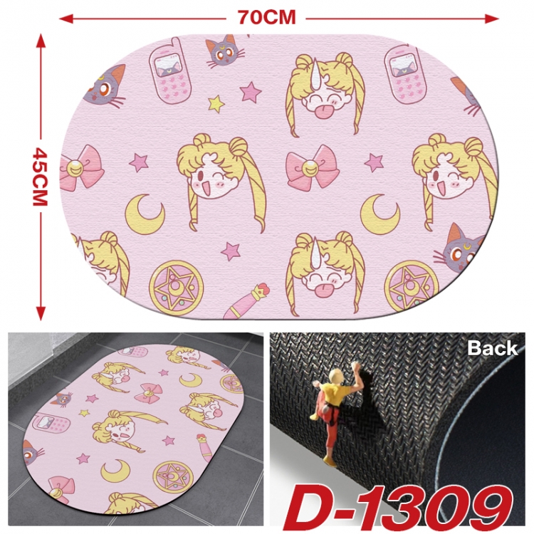 sailormoon   Multi-functional digital printing floor mat mouse pad table mat 70x45CM D-1309