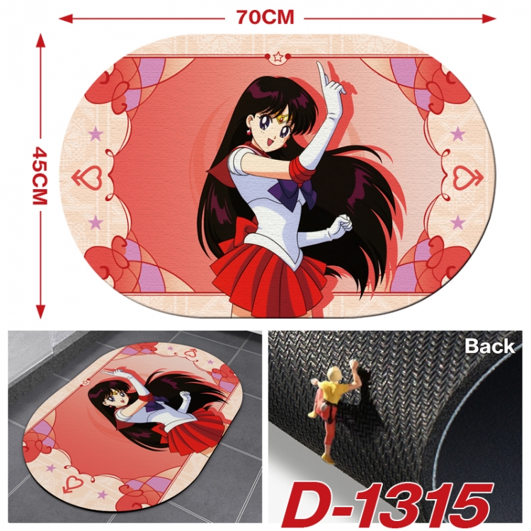 sailormoon   Multi-functional digital printing floor mat mouse pad table mat 70x45CM D-1315