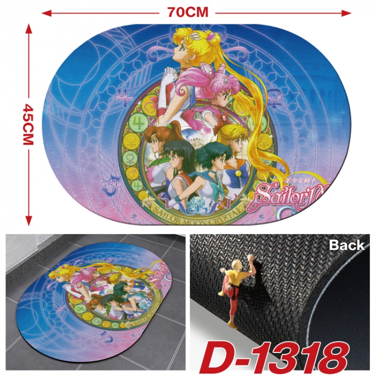 sailormoon   Multi-functional digital printing floor mat mouse pad table mat 70x45CM D-1318