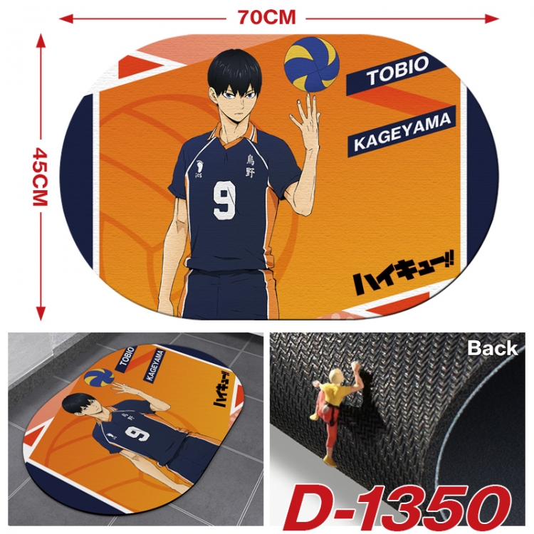 Haikyuu!!  Multi-functional digital printing floor mat mouse pad table mat 70x45CM D-1350