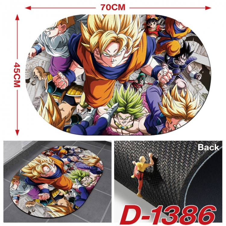 DRAGON BALL   Multi-functional digital printing floor mat mouse pad table mat 70x45CM D-1386