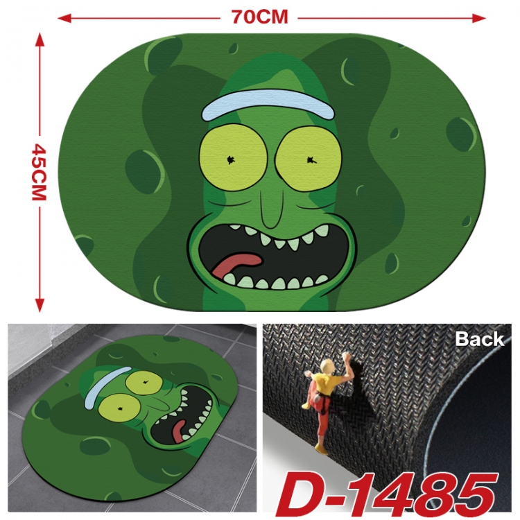 Rick and Morty  Multi-functional digital printing floor mat mouse pad table mat 70x45CM D-1485