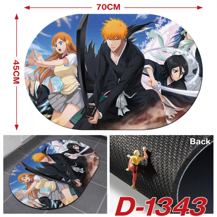 Bleach  Multi-functional digital printing floor mat mouse pad table mat 70x45CM D-1343