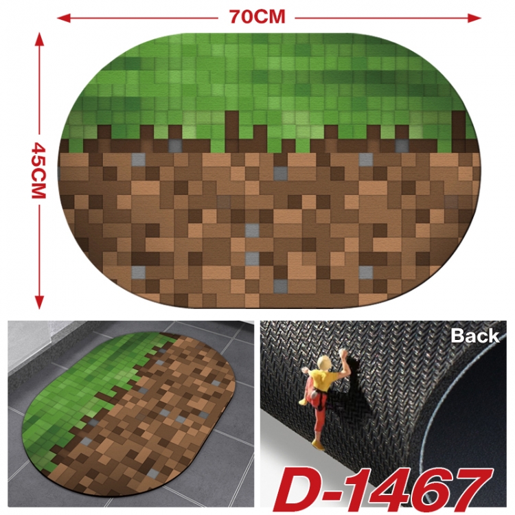 Minecraft  Multi-functional digital printing floor mat mouse pad table mat 70x45CM D-1467
