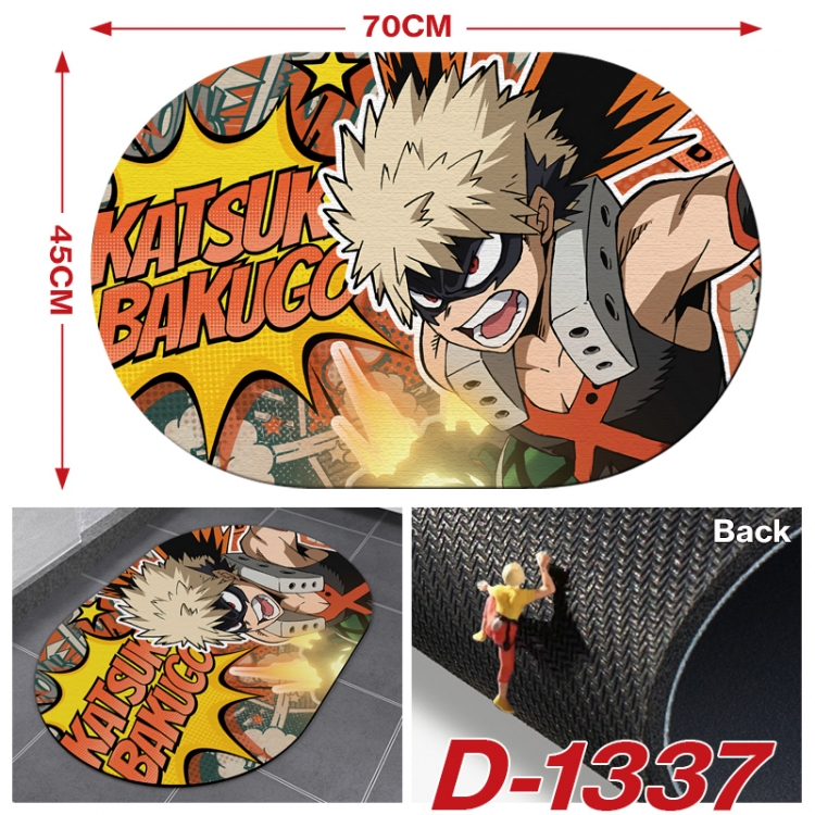 My Hero Academia  Multi-functional digital printing floor mat mouse pad table mat 70x45CM D-1337