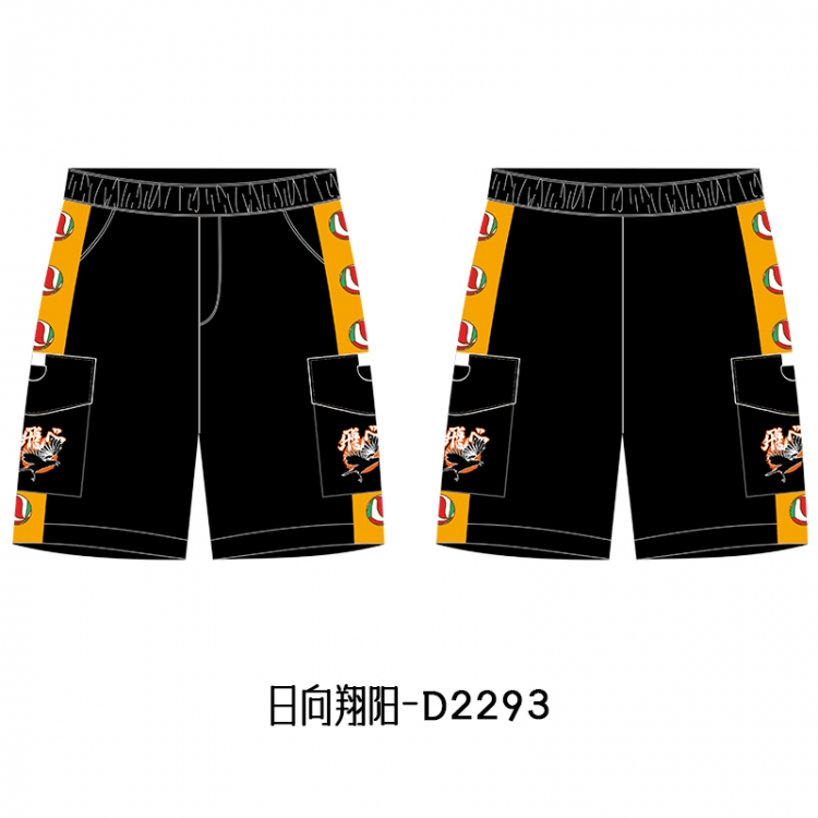 Haikyuu!! Anime Print Casual Shorts Cargo Pants from S to 4XL -D2293