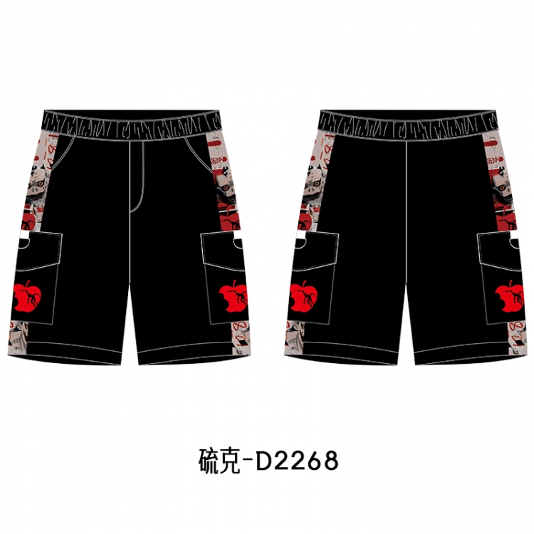 Death note Anime Print Casual Shorts Cargo Pants from S to 4XL D2268
