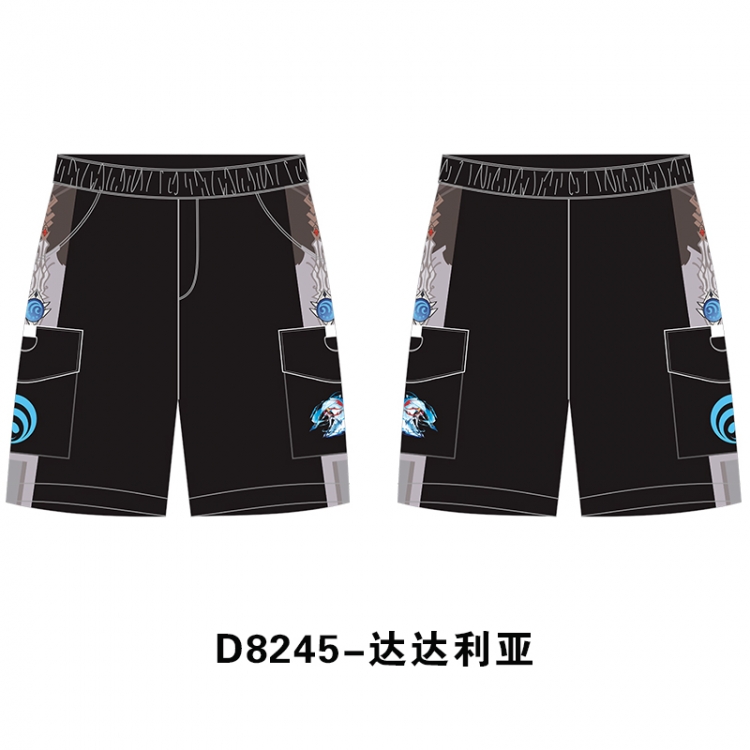 Genshin Impact Anime Print Casual Shorts Cargo Pants from S to 4XL D8245