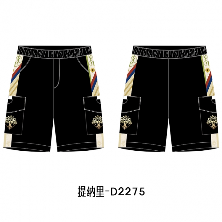 Genshin Impact Anime Print Casual Shorts Cargo Pants from S to 4XL D2275