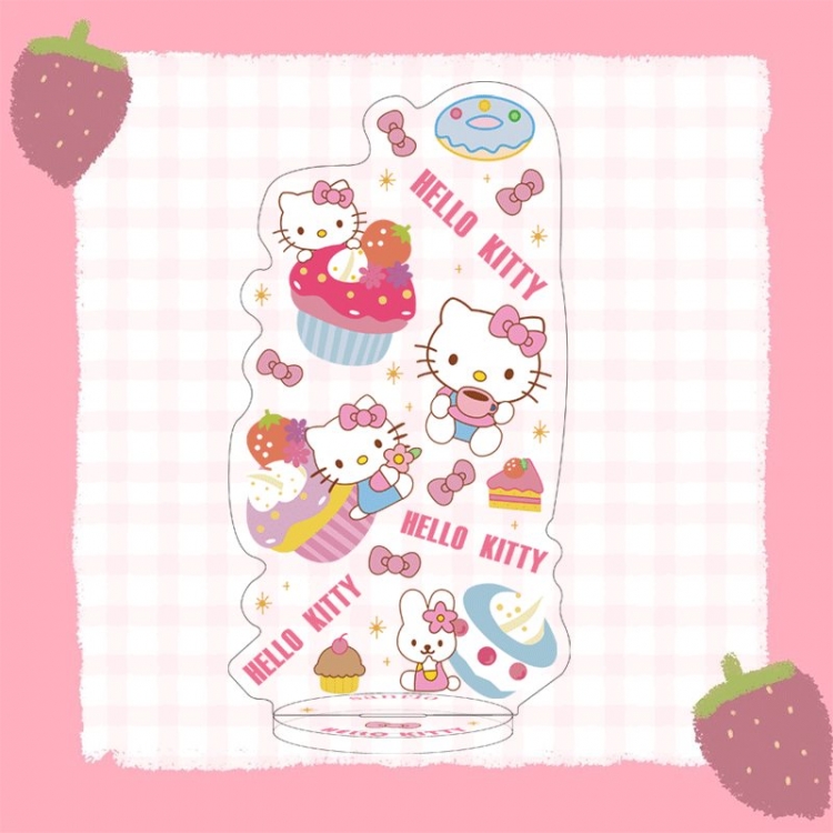 Hello Kitty cartoon characters acrylic Standing Plates Keychain 16cm