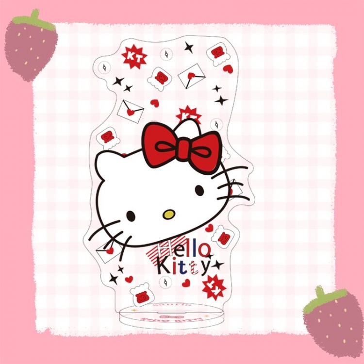 Hello Kitty cartoon characters acrylic Standing Plates Keychain 16cm