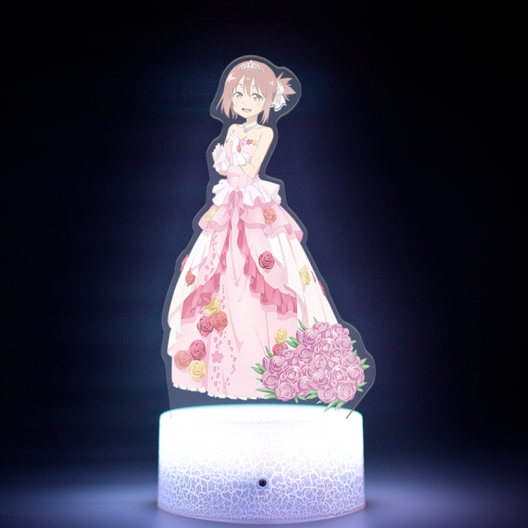 Yuki Yuna is a brave Inubouzaki.Fuu Acrylic Night Light 16 Color-changing USB Interface Box Set 19X7X4CM white base
