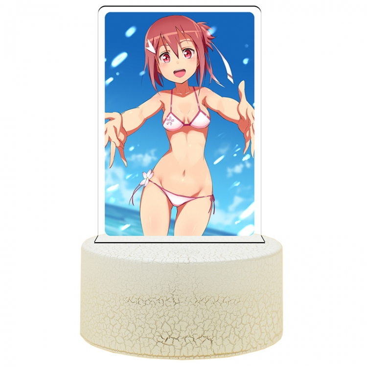 Yuki Yuna is a brave Inubouzaki.Fuu Acrylic night light 16 kinds of color changing USB interface box 14X7X4CM white base