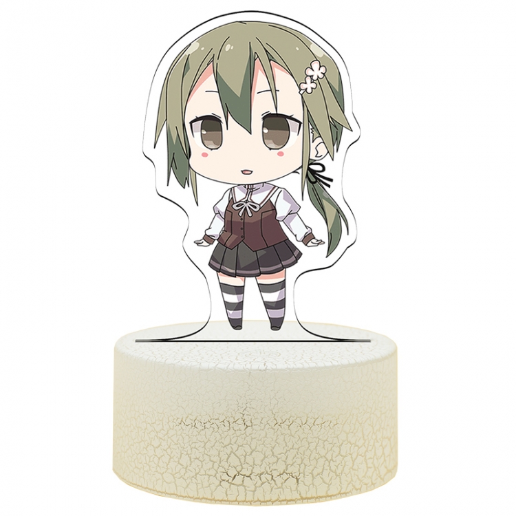 Yuki Yuna is a brave Inubouzaki.Fuu Version Q Acrylic night light 16 kinds of color changing USB interface box 14X7X4CM 