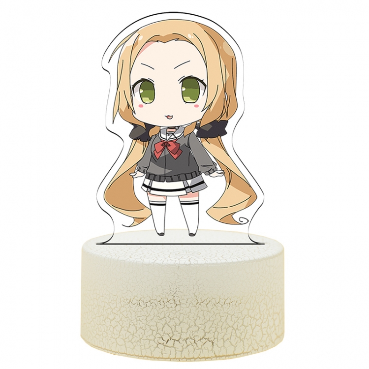 Yuki Yuna is a brave Inubouzaki.Fuu Version Q Acrylic night light 16 kinds of color changing USB interface box 14X7X4CM 