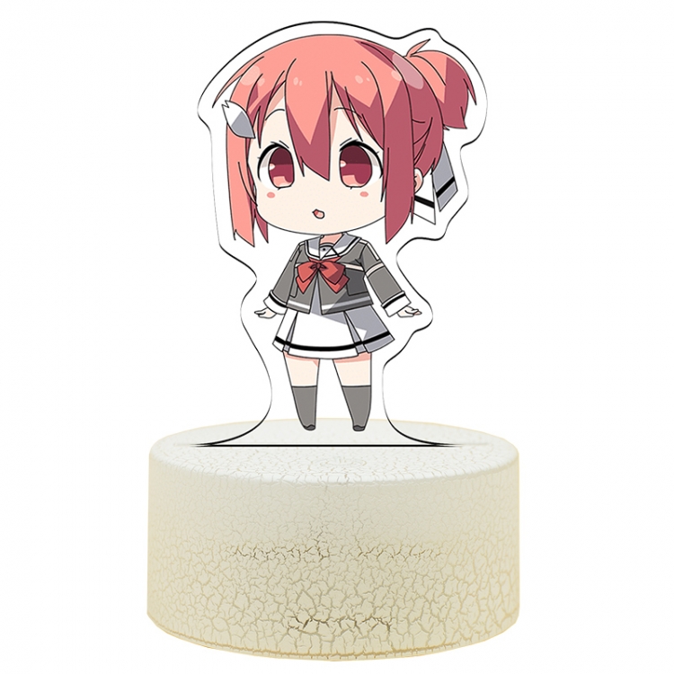 Yuki Yuna is a brave Inubouzaki.Fuu Version Q Acrylic night light 16 kinds of color changing USB interface box 14X7X4CM 