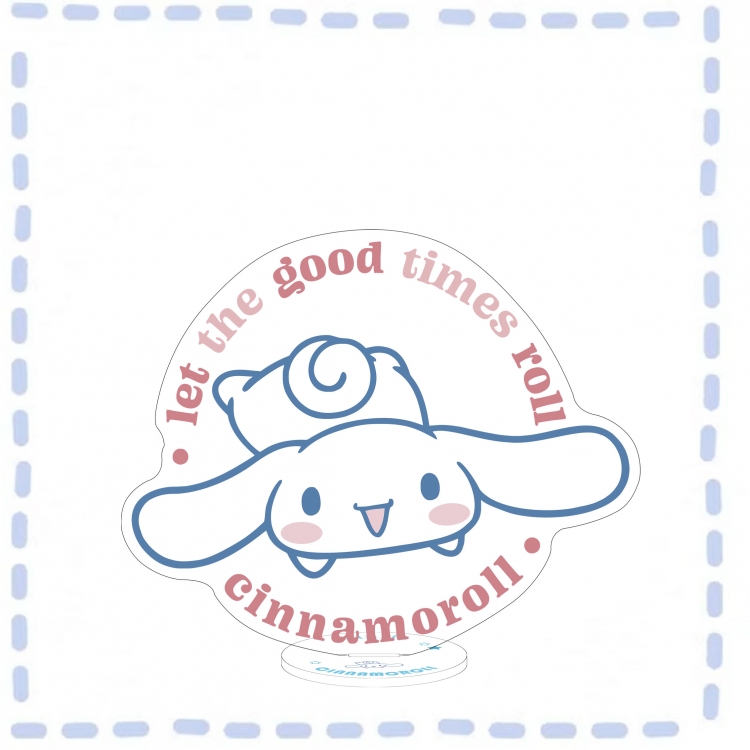 Cinnamoroll cartoon characters acrylic Standing Plates Keychain 16cm