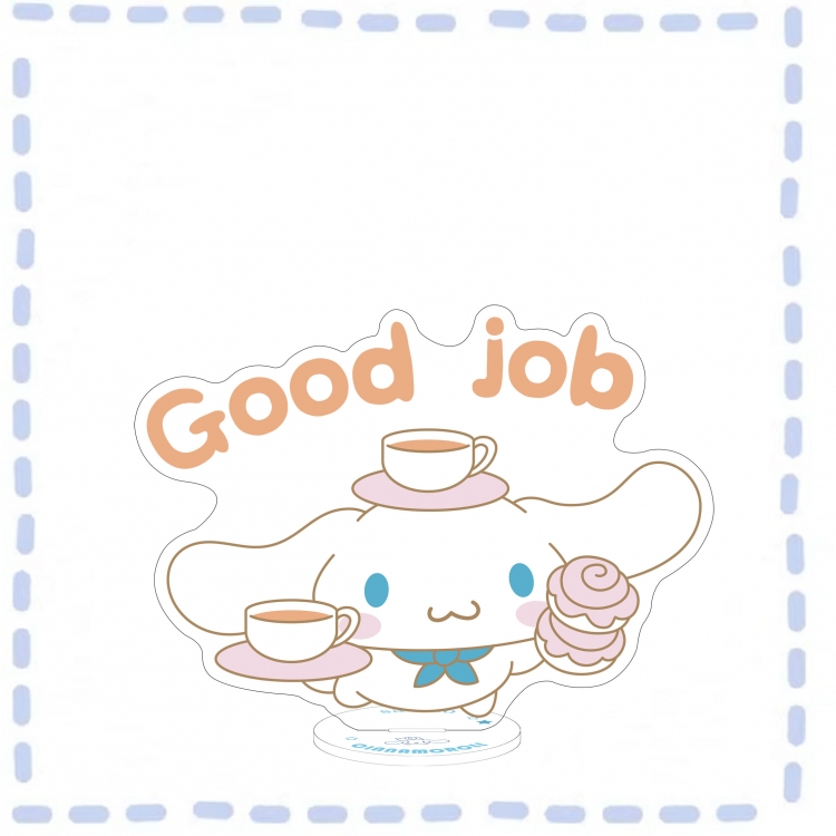 Cinnamoroll cartoon characters acrylic Standing Plates Keychain 16cm