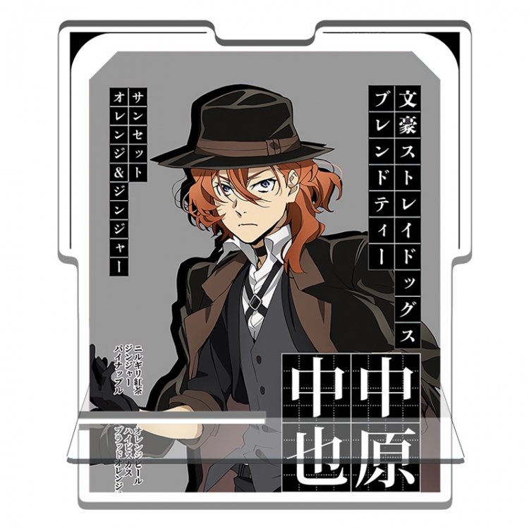 Bungo Stray Dogs Anime Acrylic special-shaped Mobile phone holder Standing Plates 11x13cm