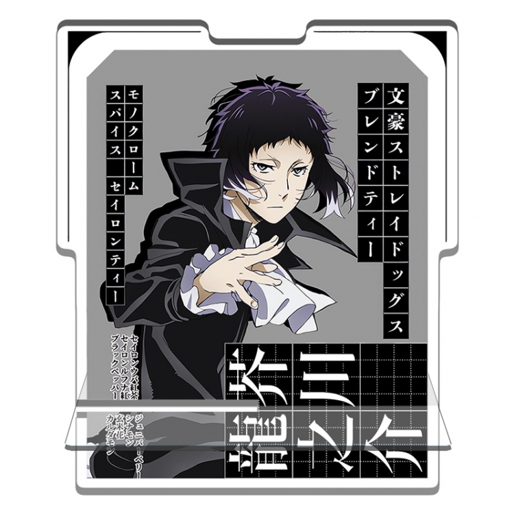 Bungo Stray Dogs Anime Acrylic special-shaped Mobile phone holder Standing Plates 11x13cm