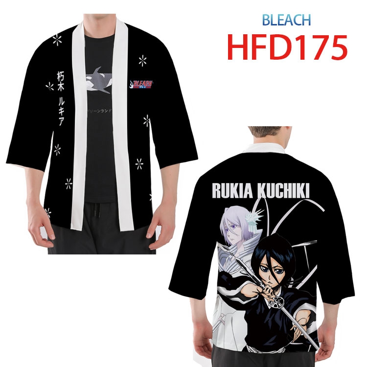 Bleach Anime peripheral full-color short kimono from S to 4XL HFD 175
