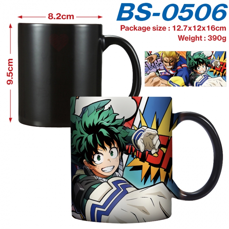 My Hero Academia Anime high-temperature color-changing printing ceramic mug 400ml BS-0506