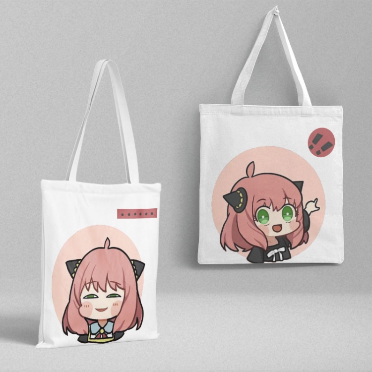 SPY×FAMILY Anime peripheral canvas handbag gift bag large capacity shoulder bag 36x39cm price for 2 pcs