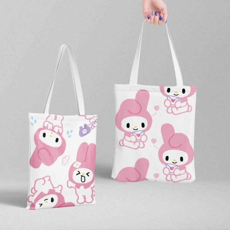 Melody Anime peripheral canvas handbag gift bag large capacity shoulder bag 36x39cm price for 2 pcs