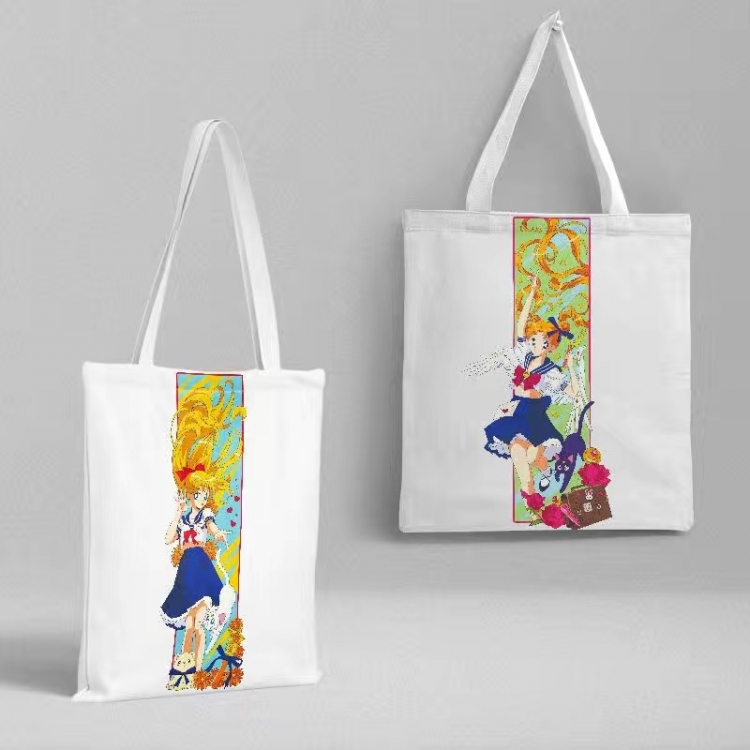 sailormoon Anime peripheral canvas handbag gift bag large capacity shoulder bag 36x39cm price for 2 pcs