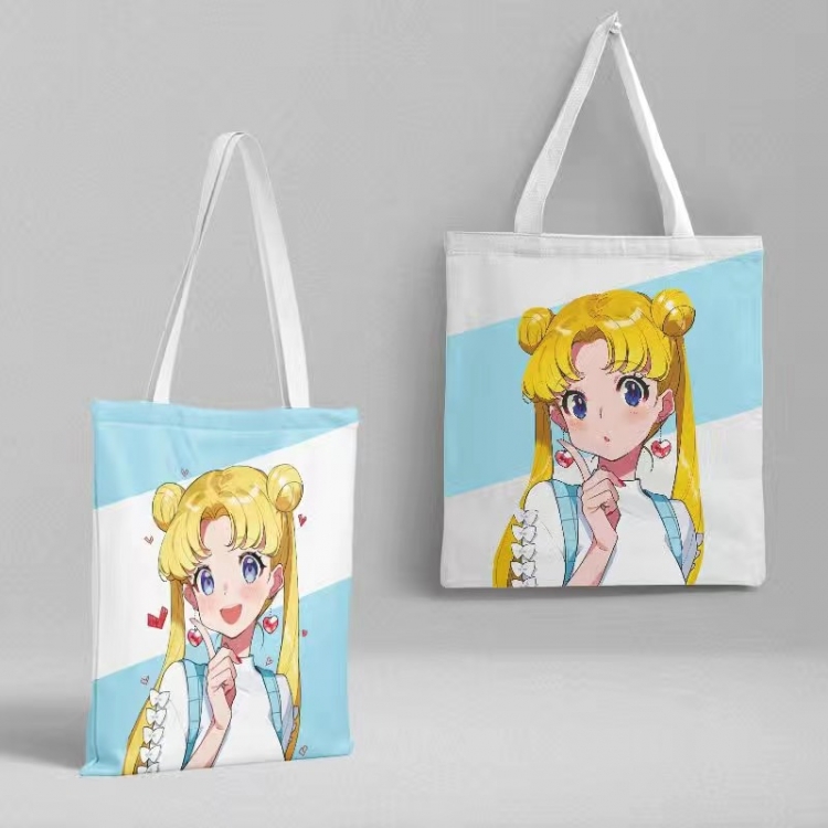 sailormoon Anime peripheral canvas handbag gift bag large capacity shoulder bag 36x39cm price for 2 pcs