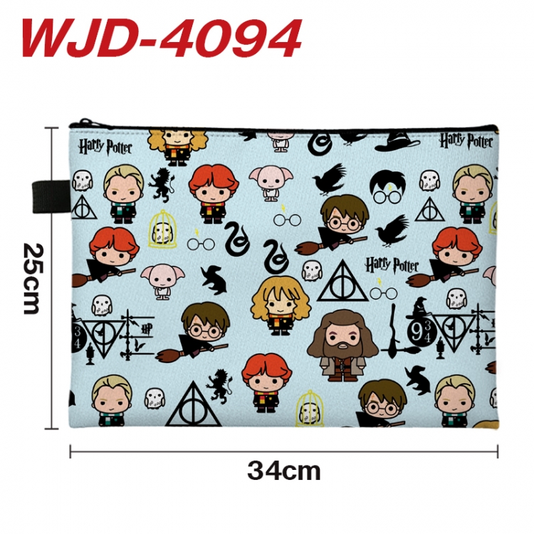 Harry Potter Anime Full Color A4 Document Bag 34x25cm WJD-4094