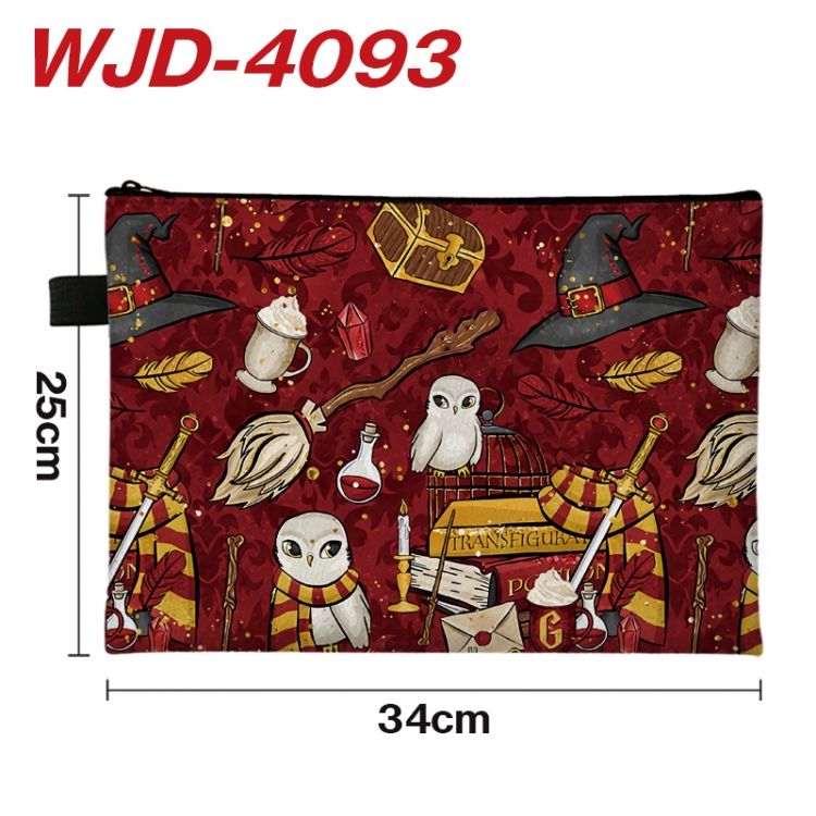 Harry Potter Anime Full Color A4 Document Bag 34x25cm WJD-4093