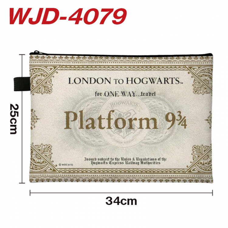 Harry Potter Anime Full Color A4 Document Bag 34x25cm WJD-4079