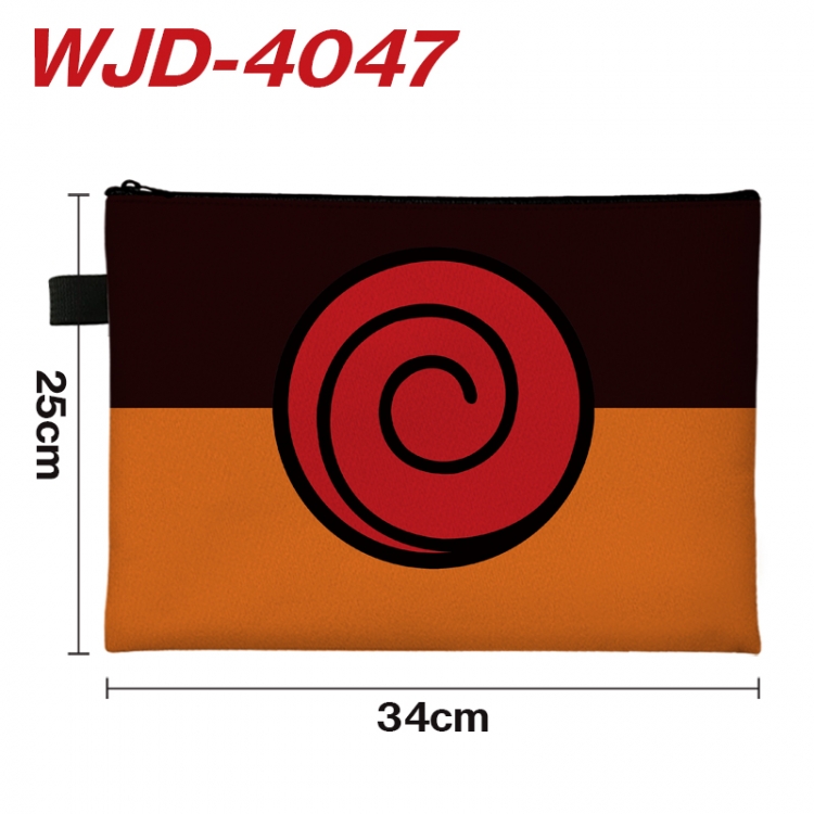 Naruto Anime Full Color A4 Document Bag 34x25cm  WJD-4047