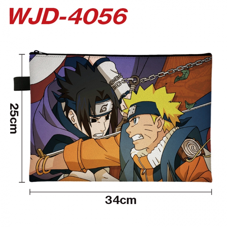 Naruto Anime Full Color A4 Document Bag 34x25cm  WJD-4056