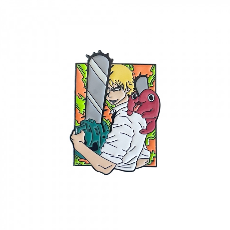 Chainsaw man Metal badge decoration brooch jewelry opp packaging price for 2 pcs X00324-01