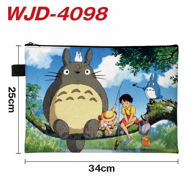 TOTORO Anime Full Color A4 Document Bag 34x25cm WJD-4098