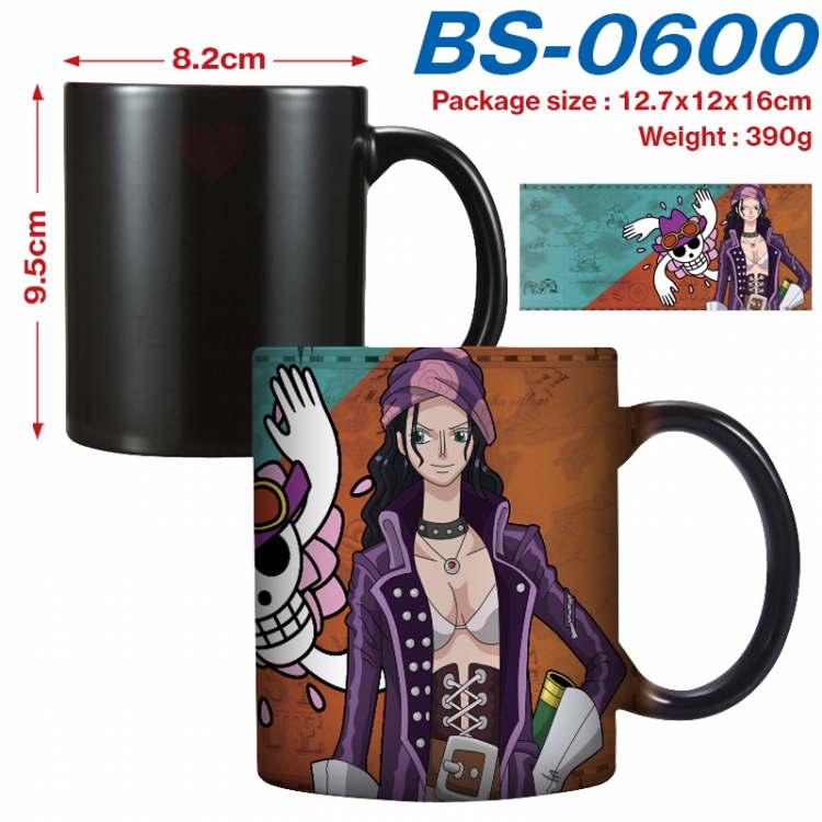 One Piece  Anime high-temperature color-changing printing ceramic mug 400ml BS-0600