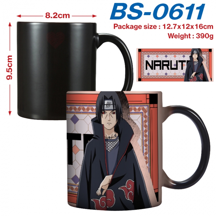 Naruto  Anime high-temperature color-changing printing ceramic mug 400ml BS-0611